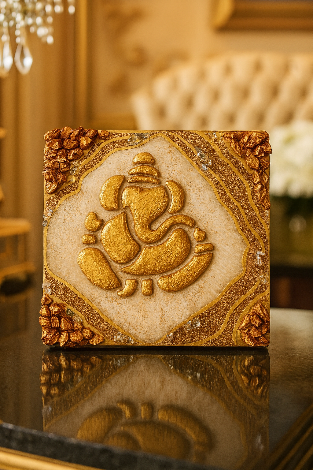 Resin Ganesh ji — Stone Art                     | MANAURAZ   Ultra Luxary